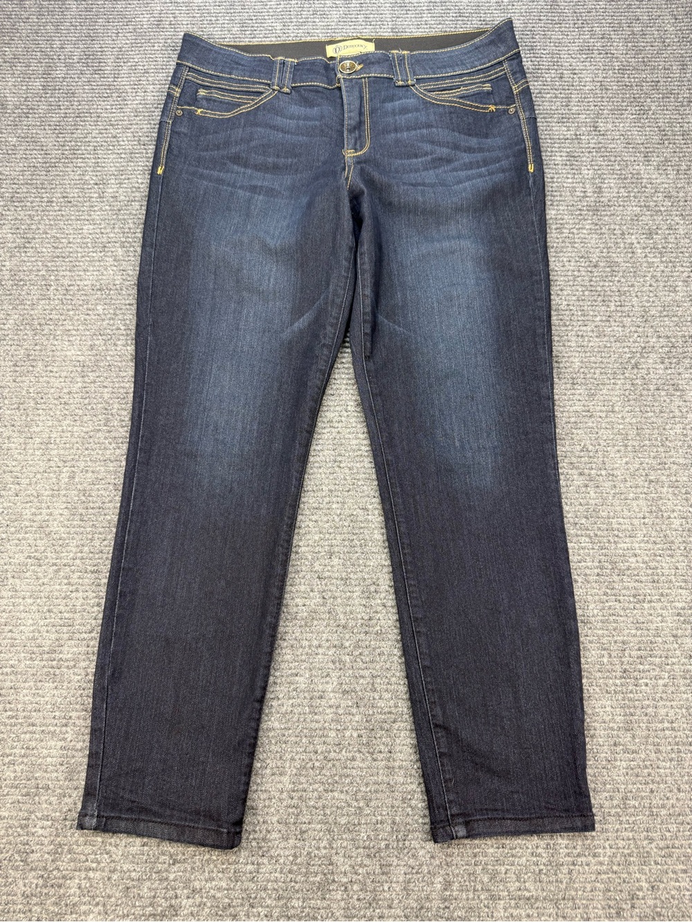 Democracy Ab"solution Booty Lift Straight Leg Jeans Dark Wash Size 14